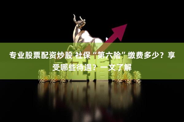 专业股票配资炒股 社保“第六险”缴费多少？享受哪些待遇？一文了解