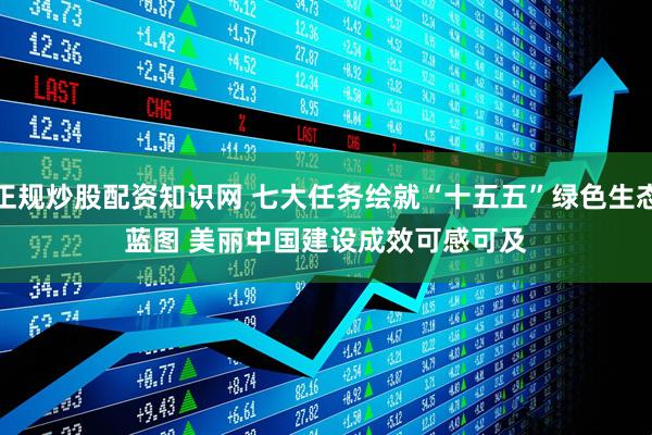 正规炒股配资知识网 七大任务绘就“十五五”绿色生态蓝图 美丽中国建设成效可感可及